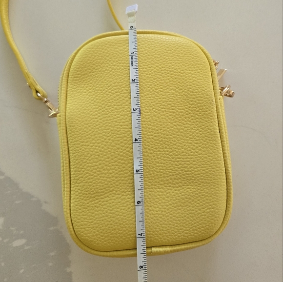 Vibrant Yellow Mini Bag with Sleek Design - Picture 10 of 14